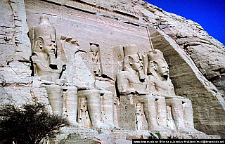 Chrámy v Abu Simbel (Egypt)