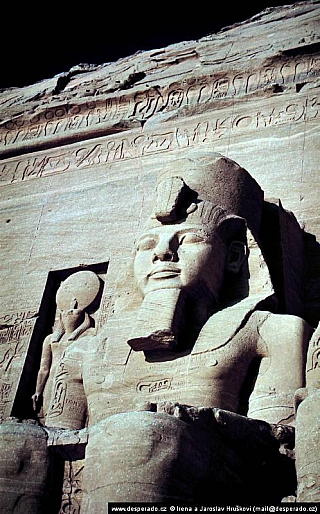 Chrámy v Abu Simbel (Egypt)