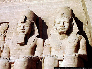 Chrámy v Abu Simbel (Egypt)