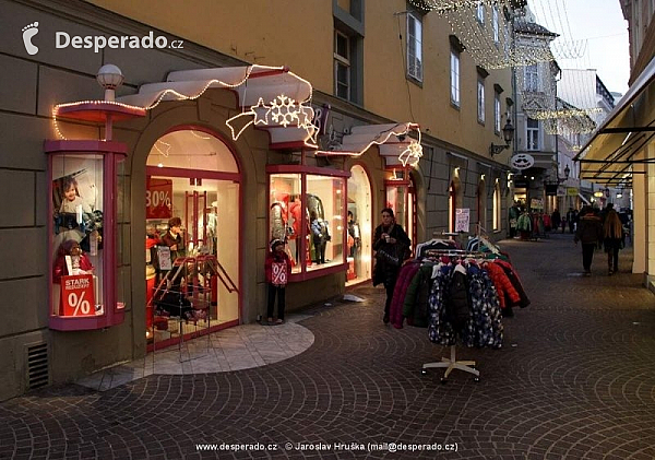 Zimní Klagenfurt (Rakousko)