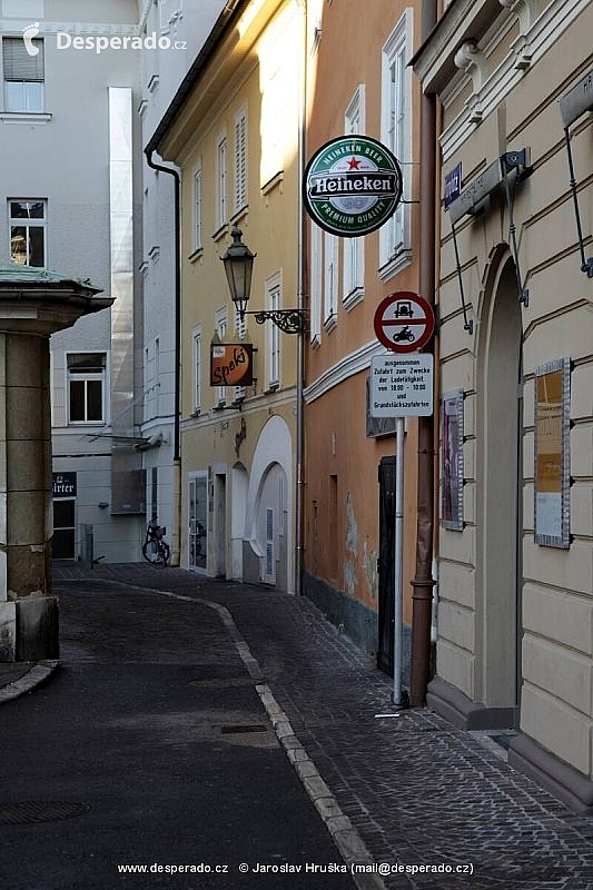 Zimní Klagenfurt (Rakousko)