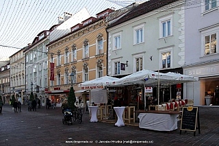 Zimní Klagenfurt (Rakousko)