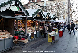 Zimní Klagenfurt (Rakousko)