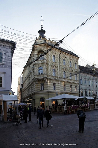 Zimní Klagenfurt (Rakousko)